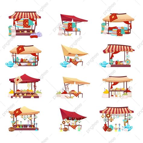 Shelter Tent, Background Clipart, Event Tent, Cartoon Background, Art Png, Color Vector, Vector Illustrations, Handmade Pottery, Png Clipart