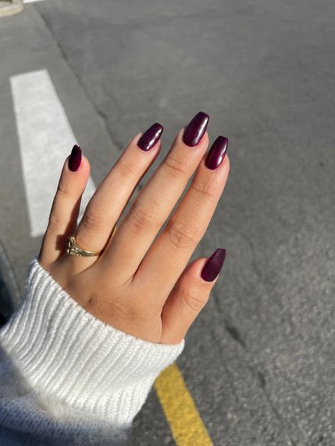 Grape color nails 🍇 Grape Nails, Grape Color, Color Nails, Nail Colors, Grapes, Nails, Beauty, Quick Saves, Color