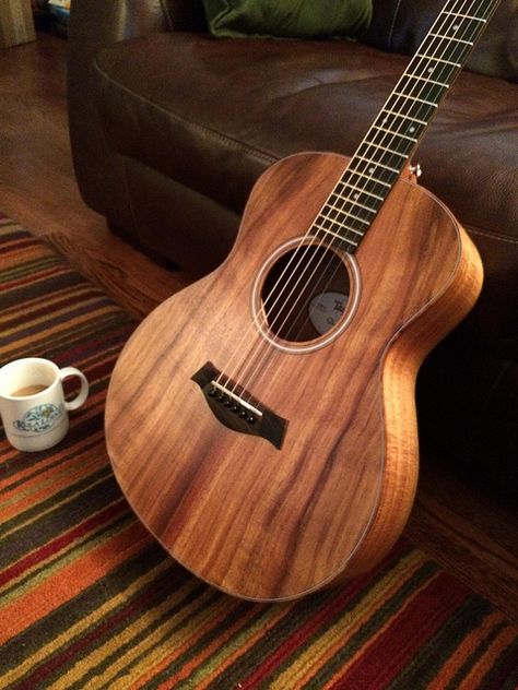 NGD: GS Mini Koa FLTD Acoustic Guitar Photography, Taylor Guitars, Guitar Acoustic, Guitar Photography, Best Acoustic Guitar, Guitar Lovers, Guitar Collection, Guitar Tips, Beautiful Guitars