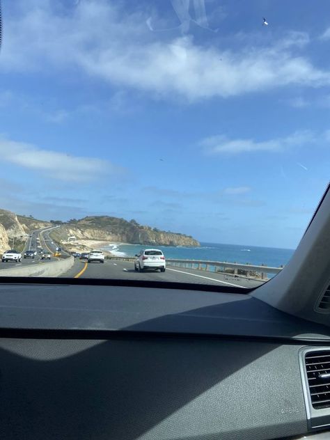 #pch #ocean #vibes #highway #driving #car #beach #aesthetic #socal #southerncalifornia Car Beach Aesthetic, Driving Car, Pacific Coast Highway, Ocean Vibes, Road Trip Usa, Pacific Coast, Beach Aesthetic, Southern California, New Life