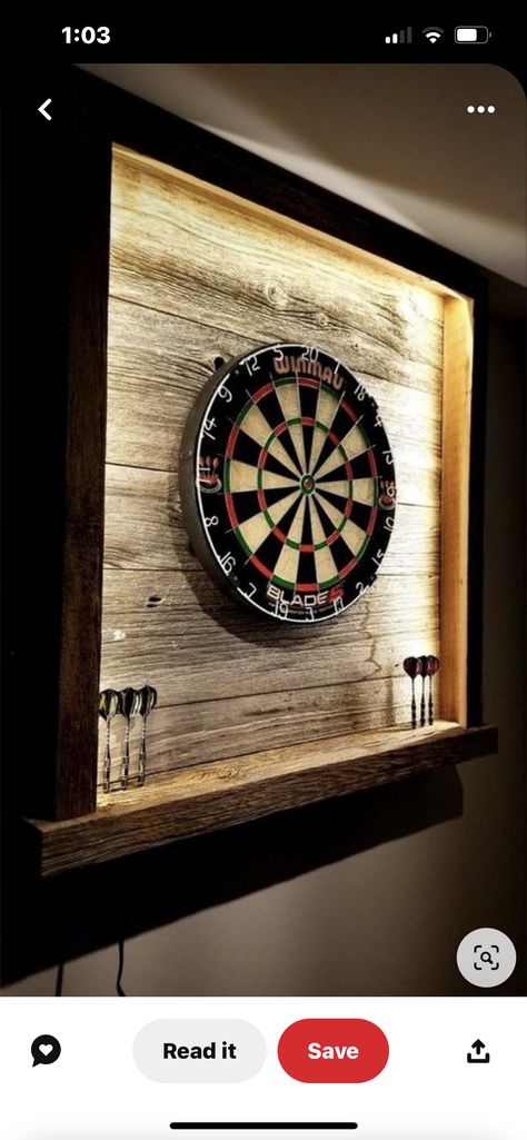 Modern Dart Board Wall, Dart Board Ideas, Diy Golf Simulator, Office Games Room, Cellar Room, Darts Board, Shed Inspiration, Dart Board Wall, Grooms Room