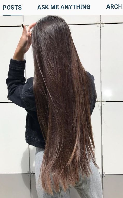 Brown Straight Hair, Long Brunette Hair, Silky Smooth Hair, Extension Hair, Long Silky Hair, Long Healthy Hair, Glossy Hair, Long Dark Hair, Long Brown Hair