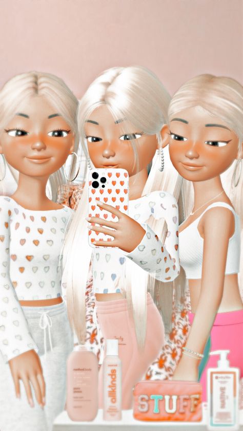 @kensisfine Zepeto Couple Outfit, Zepeto Avatar Ideas, Zepeto Character Ideas, Aesthetic Zepeto Character, Zepeto Looks Ideas, Best Friend Challenges, Bff Drawings, Friend Challenges, Cute Tumblr Wallpaper