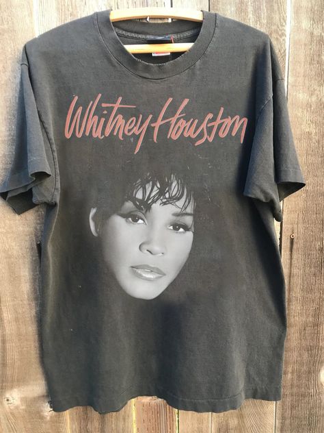 whitney houston shirt , whitney vintage tshirt , Retro whitney  shirt, 90s whitney , whitney houston retro, Gift for Men Women Unisex Shirt : 100% Cotton (fiber content may vary for different colors) .: Medium fabric (5.3 oz/yd² (180 g/m .: Classic fit .: Runs true to size HOW TO ORDER Pick you favorite design. Review the size & color charts above FIRST and then select shirt size and color from the dropdown menu. Indicate the birthday year in the personalization box. Please note size measurement Whitney Houston Shirt, Celebrity Merch, Don Johnson, Music Tees, Whitney Houston, Retro Gift, Fashion Spring, Color Charts, Vintage Shirt