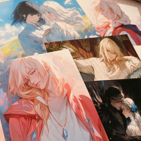 Anime Postcard Howl Postcard Setanime Fanart Prints Mini - Etsy Australia Anime Postcard, Postcard Sticker, Mini Wall Art, Hayao Miyazaki Movies, Howl And Sophie, Mini Wall, Ink Transfer, Howls Moving Castle, Hayao Miyazaki