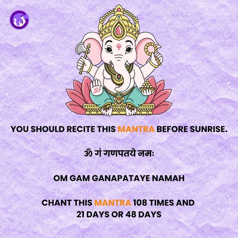 MANTRA FOR EDUCATIONAL SUCCESS AND GROWTH . . Follow For More . . #mantra #remedy #astrology #tarot #ganpati #bappa Mantra For Success, Ganpati Mantra, Ganesh Mantra, All Mantra, Mantra For Good Health, Astrology Remedy, Astrology Tarot, Success Mantra, Mantra Quotes