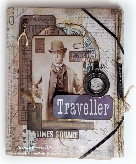 A blog to share mixed media art & tutorials. I use vintage, shabby chic & timeworn styles & love using DecoArt, Andy Skinner & Tim Holtz products. Tim Holtz Folio, Folio Ideas, Tim Holtz Tutorials, Country View, Tim Holtz Crafts, Mixed Media Art Tutorials, Tim Holtz Cards, Vintage Journal, Artist Trading Cards