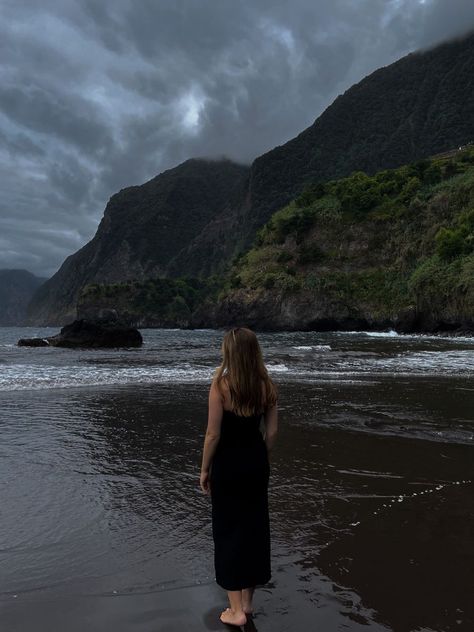 Seixal Beach Madeira Maderia Portugal Aesthetic, Maderia Portugal Beaches, Madeira Portugal Photography, Seixal Beach Madeira, Madeira Photoshoot, Madeira Outfit, Madeira Portugal Aesthetic, Madeira Photography, Madeira Photos