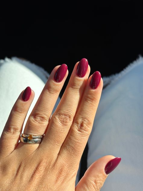 Autumn Berry Nails, November Nail Colours, Berry Colored Nails Fall, Red Plum Nails, Fall Nails Cranberry, Mulberry Nail Color, Wine Berry Nails, Dark Raspberry Nails, Berry Purple Nails