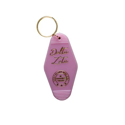 PRICES MAY VARY. Unique and gorgeous design. Pink acrylic with gold lettering and hardware. Vintage Retro Motel Key Inspiration from 70's/80's Show off your Sorority letters with our NEW Vintage Motel Key Inspired Keychains 😍 - Unique and gorgeous design! - Pink acrylic / Gold lettering and hardware - Vintage Retro Motel Key Inspiration from 70s/80s #shopyourletters Hotel Keys, Harry Potter Candles, Phi Sigma Rho, Big Little Canvas, Retro Motel, Motel Key, Big Little Basket, Vintage Motel, Motel Keychain