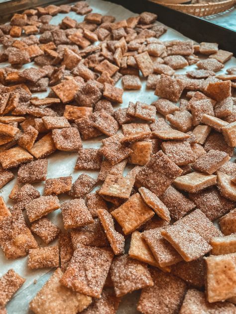 Gluten Free Cinnamon Toast Crunch, Home Made Cinnamon Toast Cereal, Homestead Kids Snacks, Homemade Peanut Butter Crunch Cereal, Homemade Cinnamon Cereal, Diy Cinnamon Toast Crunch, Make Your Own Cereal Homemade, How To Make Cinnamon Toast Crunch, Making Your Own Cereal