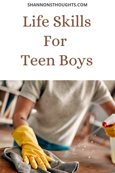 One big part of parenting is teaching life skills. Teen boys are often the ones that need to learn these skills the most. Here are some important life skills for teen boys that they all should know before they leave the house to live on their own. Hobbies For Boys 10-12, Activities For Teen Boys, Life Skills For Teens, Parenting Teen Boys, Homeschool Highschool, Important Life Skills, Teaching Boys, 500 Dollars