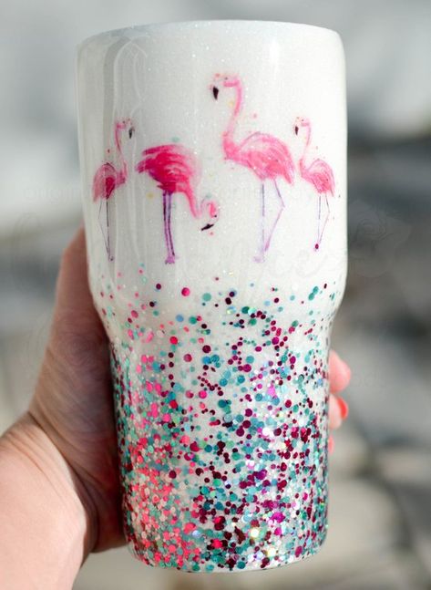 Let's Be Flamingos Flamingo themed 30oz Stainless Steel | Etsy Vaso Yeti, Tropical Tumbler, Flamingo Tumbler, Flamingo Cup, Diy Tumbler, Epoxy Tumbler, Glitter Tumbler Cups, Epoxy Tumblers, Custom Tumbler Cups