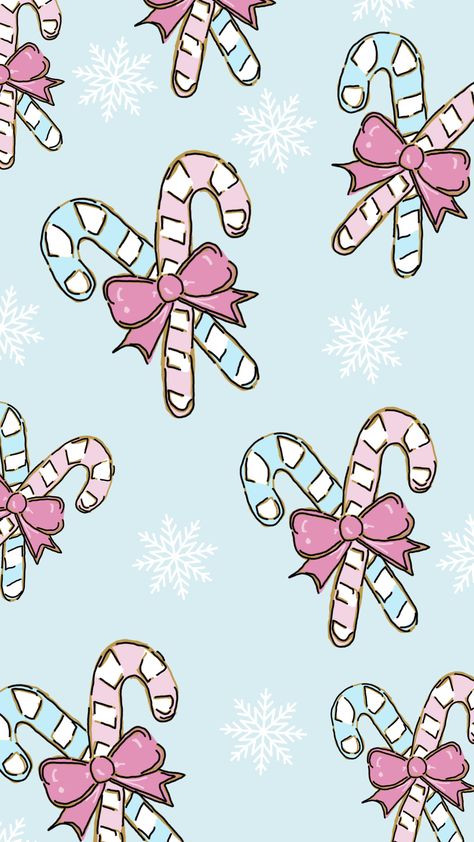 Pink And Blue Christmas Aesthetic, Pink Candy Cane Wallpaper, Christmas Candy Wallpaper, Coquette Christmas Wallpaper, Candy Cane Wallpaper, Pink And Blue Candy, Cane Wallpaper, Pink Christmas Iphone Wallpaper, Pink Christmas Wallpaper