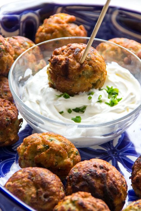 Savory Potato Aebleskivers with Lemony Dipping Sauce Aebleskiver Pan Recipes, Lentil Brownies, Healthy Lentil Recipes, Lemon Dipping Sauce, Aebleskiver Recipe, Ebelskiver Recipe, Pancake Balls, Lentil Recipes Healthy, Potato Pancake