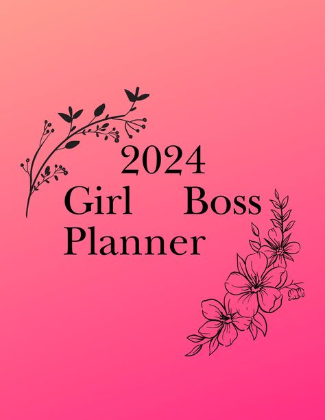 Meditation Tracker, Boss Planner, Balance Workout, Girl Boss Planner, 2024 Planner, Daily Workout Plan, 2024 Year, Budget Planer, Goal Planning