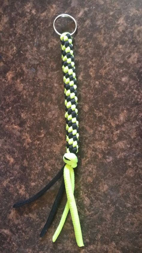 Upcycled shoelace keychain Black and Neon by TheJunkyardDawg Art Keychain, Keychain Black, Recycled Art, Shoe Lace, Great Memories, Shoe Laces, Random Stuff, Neon, Lace