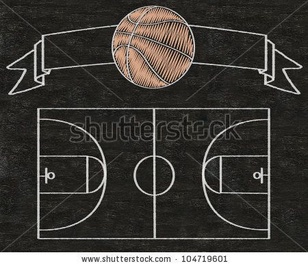 basketball on vintage banner and color line match written on blackboard background high resolution, easy to use - buy this stock illustration on Shutterstock & find other images. Basketball Banquet, Photo Basketball, Blackboard Background, Basketball Rules, Vintage Banner, Basket Weaving Diy, Basketball Photos, Teen Boy Room, Basketball Party