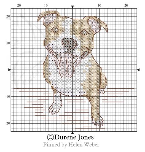 Pitbull Cross Stitch Pattern, Cross Stitch Sampler Patterns, Dog Motif, Subversive Cross Stitch, American Pitbull, Animal Cross Stitch Patterns, Plastic Canvas Patterns Free, Stitch Cartoon, Mini Cross Stitch