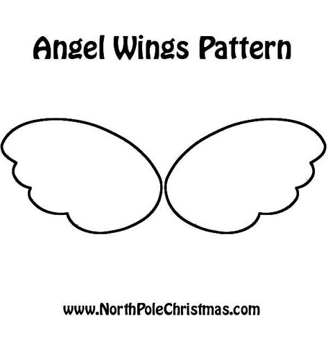 Angel Wings Printable Template, Free Angel Crafts Angel Wing Sewing Pattern, Angel Wings Pattern Free Printable, Wing Template Free Printable, Angel Wings Template Free Printable, Angel Crafts For Preschoolers, Paperdoll Crafts, Angel Template Free Printable, Angel Wings Printable, Memorial Projects