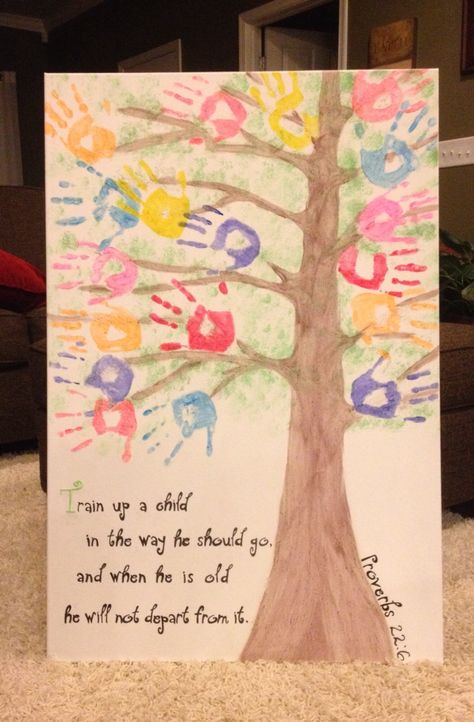 Canvas painting for my children's silent auction at school...Handprints of my oldest son's third grade class. First time EVER painting...but the kids love it and so do the teachers who requested it, so...I'm happy with the way it turned out. Crossing painting off the bucket list! Canvas Art Preschool Class Projects, Canvas Painting Ideas For Classroom, Silent Auction Art Projects Kids, Classroom Canvas Painting, Preschool Class Projects For Auction, Class Canvas Art Auction Projects, Ceiling Tile Painting Ideas School, Classroom Canvas Art, Toddler Canvas Art