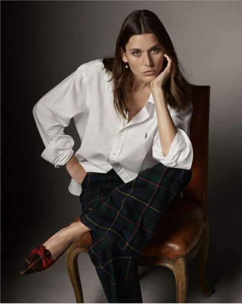 Polo Ralph Lauren Holiday Spirit 2023 Lensed by Steven Pan — Anne of Carversville Plaid Shoes Outfit, Ralph Lauren Outfits Women, Ralph Lauren Photoshoot, Polo Ralph Lauren Women Outfits, Vivienne Rohner, 2023 Celebration, Ralph Lauren Holiday, Ralph Lauren Looks, Plaid Shirt Outfits