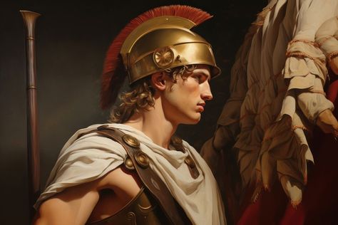 Achilles painting art photography. | free image by rawpixel.com / Ling Achilles Artwork, Achilles Rage, Achilles And Patroclus Fan Art, Achilles Drawing, Achilles Painting, Song Of Achilles Art, Ares Art, Achilles Art, Achilles Aesthetic