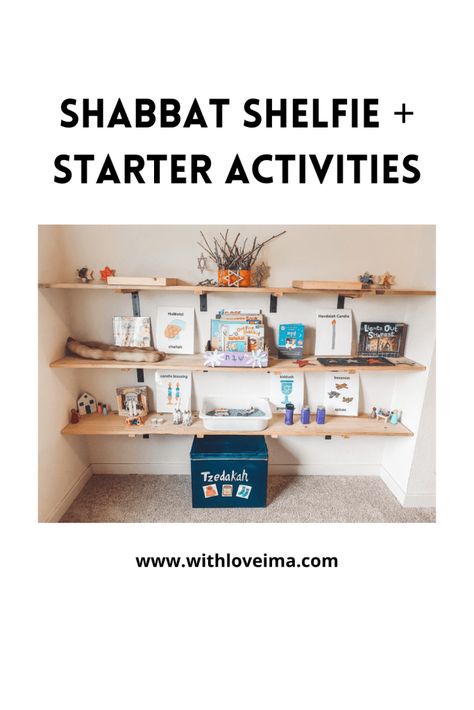 Shabbat Shelfie   Starter Activities - With Love, Ima Shabbat Activities, Activities For Preschool, Hands On Activities, Hands On, Activities For Kids, With Love, Preschool, For Kids, Pre School