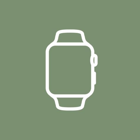 Watch Icon, Christmas Apps, Green Watch, Iphone Watch, Ios App Icon Design, Iphone App Design, Ios App Icon, Phone Design, Iphone Icon