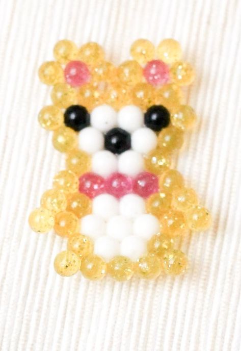 Beados Water Bead Pictures - In The Playroom Aqua Beads Patterns Easy, Aquabeads Ideas, Aqua Bedding, Aqua Beads, Beads Pictures, Loom Pattern, Melting Beads, Water Beads, Perler Beads Designs