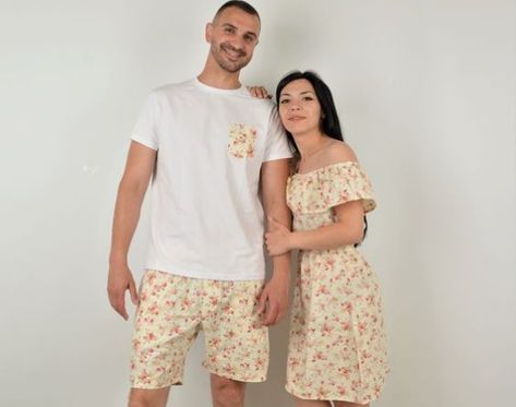 Top 10 Couple Swaggy Outfit Ideas For You & Bae Matching Honeymoon Outfits, Couple Swag, Hawaii Shorts, Couple Outfits Matching, Outfit Couple, Honeymoon Cruise, Couple Matching Outfits, Singer Fashion, Hawaii Dress