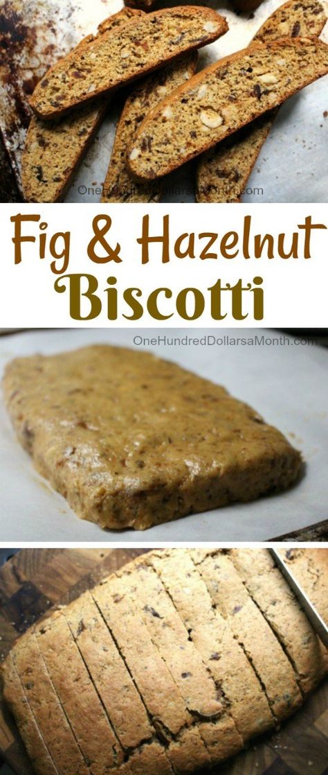 Fig and Hazelnut Biscotti Fig Biscotti Recipe, Fig Biscotti, Fig Recipes Dessert, Hazelnut Biscotti Recipe, Fig Ideas, Best Biscotti Recipe, Hazelnut Biscotti, Easy Biscotti Recipe, Dried Fig Recipes