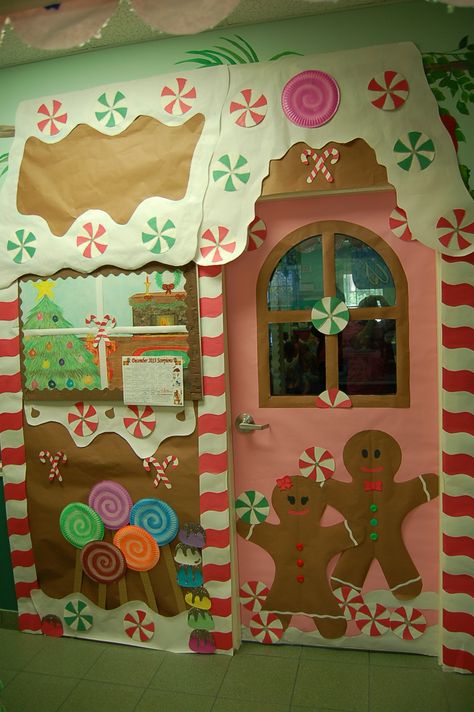 gingerbread Gingerbread Theme School Hallway, Gingerbread House School Door, Gingerbread Village School Hallway, Gingerbread House Classroom Door Ideas, Ginger Bread Door Ideas, Gingerbread Door Decorations Classroom, Gingerbread House School Hallway, Gingerbread Hallway Decorations, Gingerbread Jam