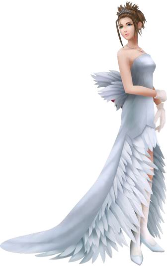 Yuna's wedding dress from FFX. I STILL Love it. Yuna Wedding Dress, Yuna Wedding, Yuna Final Fantasy, Fantasy Wedding Dress, Wedding Png, Wedding Dress Gallery, Final Fantasy Artwork, Final Fantasy X, Dress Gallery