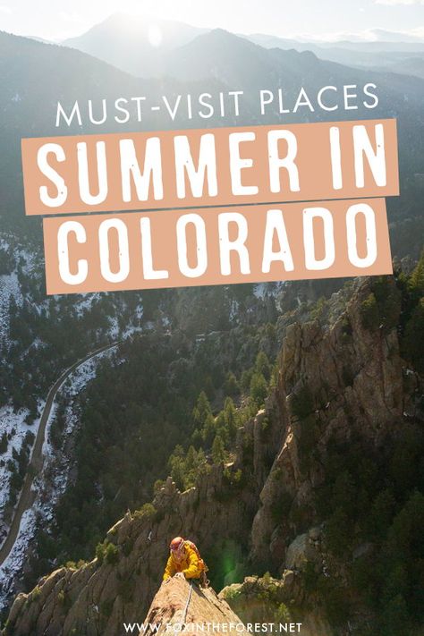 Colorado In Summer, Summer In Colorado, Colorado National Parks, Beautiful Place In The World, Visit Denver, Colorado Travel Guide, Summer Travel Destinations, Road Trip To Colorado, Explore Colorado