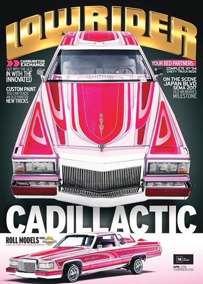 Lowrider Cover - 4/1/2018 Low Rider Magazine, Lowrider Magazine, Lowrider Trucks, Lowrider Art, Lowrider Cars, Black Bike, Bike Week, Car Magazine, Chicano Art