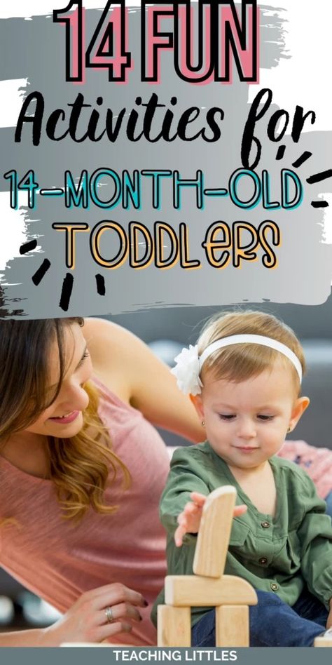 14 Activities for 14-Month-Old to Develop Skills and Senses 15 Month Old Activities, Easy Activities For Toddlers, Activities For Toddlers At Home, Things To Do With Toddlers, Activities To Do With Toddlers, Baby Development Activities, Cognitive Activities, Indoor Activities For Toddlers, Easy Toddler Activities