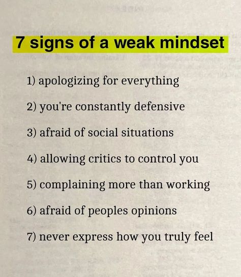 7 Signs Of A Weak Mindset 😱🔥 #reelsindia #reels #explorepage #fact #growth #psychologyfacts #psychology #casestudy #trendingnow #viral #personality [ Psychology Facts, The 80/20 Rule, How To Become Productive, Facts Reel, Viral Video, Trending Video] Weak Mindset, Become Productive, Personality Psychology, Viral Video, Psychology Facts, Inspiring Quotes About Life, Trending Videos, Inspirational Quote, Viral Videos