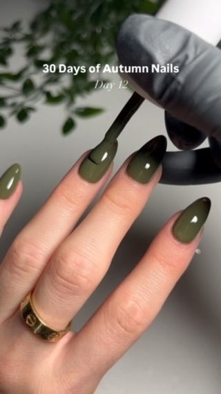 Jessica White on Instagram: "Khaki Chrome vibes 🌲🌳🥑  @opinailsuk Suzi 1st Lady Of Nails   #nails #nailreel #nailinspo #nailtrends #nailswatch #nailpainting #nailasmr #asmr #satisfying #satisfyingvideos #trending #trendingreels #nailcolour  #opi #askforopi  #fallnails #autumnnails  #nailsleeds #leedsnails #leedsbiab #biableeds." Khaki Nails, Jessica White, Autumn Nails, Nails Nails, Nail Trends, Nail Ideas, Nail Inspo, Nail Colors, Nails