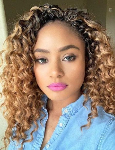 Crochet Braids Hairstyles Curls, Best Crochet Hair, Crochet Hair Styles Freetress, Ocean Wave Crochet, Ocean Wave Crochet Hair, Micro Braids Hairstyles, Crochet Hairstyles, Wave Crochet, Braids For Black