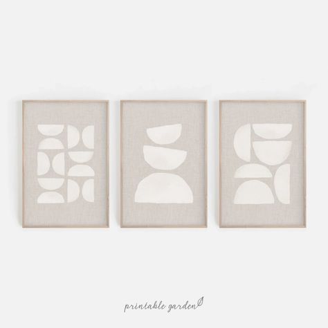 Neutral Abstract Set of 3 Prints, Minimalist Beige Wall Art, Modern Abstract Wall Art, Neutral Living Room Paintings Set, DIGITAL DOWNLOAD - Etsy Singapore Neutral Paintings Canvas Easy, Beige Artwork, Abstract Wall Art Living Room, Room Paintings, Beige Wall Art, Minimal Painting, Beige Wall, Artwork Inspiration, Art Frames