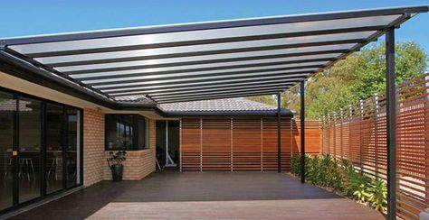 Choosing The Best Modern Carport Design Idea For Your Home Ideas De Piscina, Aluminum Carport, Pergola Diy, Patio Pergola, Carport Designs, Pergola Attached To House, Pergola Design, Outdoor Patio Chairs, Covered Pergola