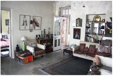 Interior Design in Delhi: Mohanjeet - ShivaniDogra.IN Delhi House, Ageing Gracefully, Old Shanghai, Interior Elements, Indian Interiors, Brass Pot, Contemporary Apartment, Indian Homes, Silk Rug