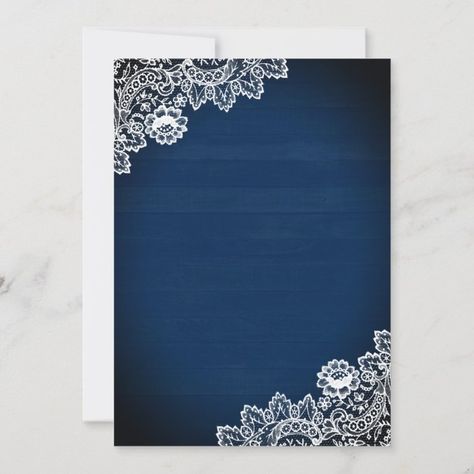 Vintage Navy Blue Wood Lace Islamic Muslim Wedding Invitation | Zazzle.com Muslim Wedding Cards, Marriage Invitation Card, Muslim Wedding Invitations, Invitation Frames, Wedding Card Frames, Wedding Invitation Background, Navy Blue Wedding Invitations, Floral Cards Design, Blue Invitation