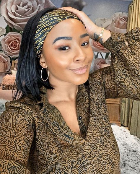 Boity Thulo, Headwrap Hairstyles, No Children, Monash University, Work Fits, Godly Life, Scarf Outfit, Stylish Celebrities, Black Eyes