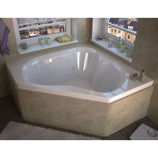 Hydro Systems Designer Emma 66" x 42" Drop in Soaking Bathtub | Wayfair Jetted Bathtub, Air Bathtub, Refinish Bathtub, Jetted Bath Tubs, Drop In Bathtub, Malibu Home, White Tub, Corner Tub, Whirlpool Tub