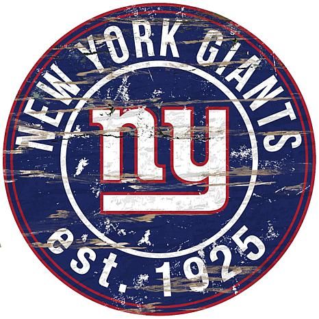 Shop New York Giants Round Distressed Sign, read customer reviews and more at HSN.com. New York Giants Logo, Giants Logo, New York Giants Football, Nfl New York Giants, Giants Football, Giants Fans, Nfl Logo, Round Wall Art, Ny Giants