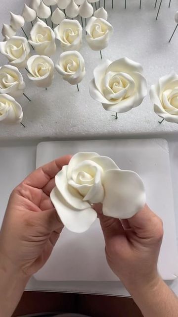 Garden Sugar Flowers on Instagram: "You can now subscribe! Complete videos on how to make my gum paste, flowers, and more! Link ⬆️⬆️⬆️⬆️⬆️ • • • • • • #gumpaste #gumpasteflowers #sugarflowers #sugarflower #sugarflowerart #artsugar #cake #cakes #cakedecorator #cakedesign #cakedecorating #cakeart #cakeartist #cakedecoratorsofinstagram #cakesupplies #topper #toppers #flowers #birthdaycake #weddingcake #weddingcakes" Wedding Cake Toppers Flowers, Gum Paste Flowers Cake, Diy Wedding Cake Topper, Gum Paste Flowers Tutorials, Sugar Paste Flowers, Sugar Flowers Tutorial, Flower Season, Fondant Flower Tutorial, Pretty Wedding Cakes