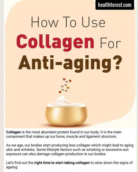 What is collagen and why it is important for anti-aging... ? #collagen #collagenbenefitsforskin #healthterest Taking Collagen, What Is Collagen, Aging Skin, Our Body, Aging Signs, Anti Aging, Health, On Instagram, Instagram