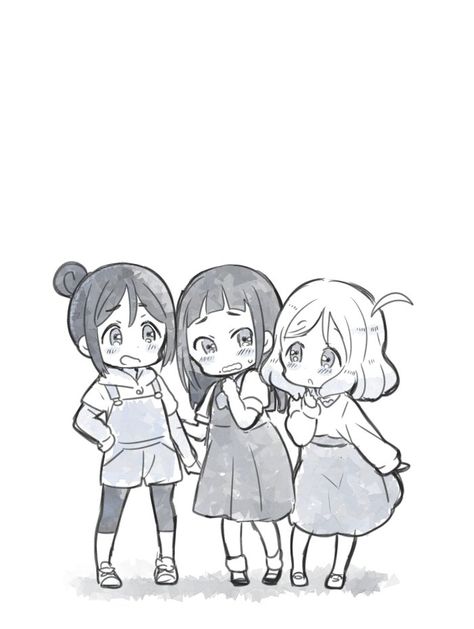 3 Best Friend Drawings Sketches, Best Friend Drawing Sketches, New Year Anime, Best Friend Wallpaper, Love Live Sunshine, Best Friend Drawings, Animation Art Sketches, Drawings Of Friends